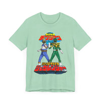 Legendary Izumi Green Ranger Changeman Blue Super Sentai T Shirt Custom Graphic Art Cosplay Shirts Power Rangers Retro Vintage Tee