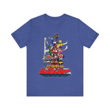 Zyuranger Super Sentai T Shirt Custom Graphic Art Cosplay Shirts Power Rangers Retro Vintage 90s Tee