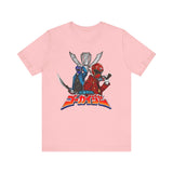 Gokai Red/Blue Super Sentai T Shirt Custom Graphic Art Cosplay Shirts Power Rangers Retro Vintage 90s Tee