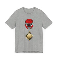 MMPR Red Dragon Shield Super Sentai T Shirt Custom Graphic Art Cosplay Shirts Power Rangers Retro Vintage 90s Tee