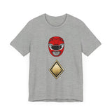 MMPR Red Dragon Shield Super Sentai T Shirt Custom Graphic Art Cosplay Shirts Power Rangers Retro Vintage 90s Tee