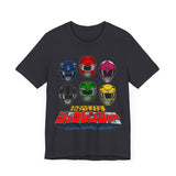 Zyuranger Helmets Super Sentai T Shirt Custom Graphic Art Cosplay Shirts Power Rangers Retro Vintage 90s Tee