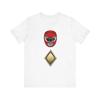 MMPR Red Dragon Shield Super Sentai T Shirt Custom Graphic Art Cosplay Shirts Power Rangers Retro Vintage 90s Tee