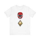 MMPR Red Dragon Shield Super Sentai T Shirt Custom Graphic Art Cosplay Shirts Power Rangers Retro Vintage 90s Tee