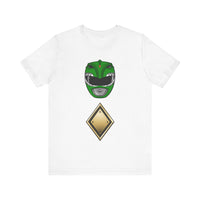 MMPR Green Helmet Super Sentai T Shirt Custom Graphic Art Cosplay Shirts Power Rangers Retro Vintage 90s Tee