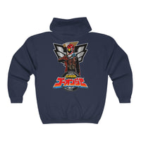 Go-Onger Full Zip Hoodie Super Sentai T Shirt Custom Graphic Art Cosplay Shirts Power Rangers Retro Vintage 90s Tee