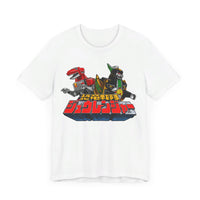Zyurangers Red Green Mechas Super Sentai T Shirt Custom Graphic Art Cosplay Shirts Power Rangers Retro Vintage 90s Tee