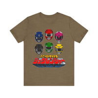 Zyuranger Helmets Super Sentai T Shirt Custom Graphic Art Cosplay Shirts Power Rangers Retro Vintage 90s Tee