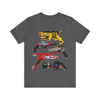 Sentai Blasters Super Sentai T Shirt Custom Graphic Art Cosplay Shirts Power Rangers Retro Vintage 90s Tee