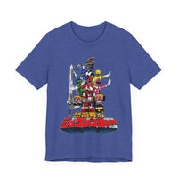 Zyuranger Super Sentai T Shirt Custom Graphic Art Cosplay Shirts Power Rangers Retro Vintage 90s Tee