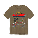 Zyuranger Gear Super Sentai T Shirt Custom Graphic Art Cosplay Shirts Power Rangers Retro Vintage 90s Tee