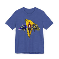Battle Bikes Vintage Style Super Sentai T Shirt Custom Graphic Art Cosplay Shirts Power Rangers Retro  90s Tee