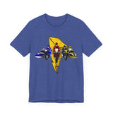 Battle Bikes Vintage Style Super Sentai T Shirt Custom Graphic Art Cosplay Shirts Power Rangers Retro  90s Tee
