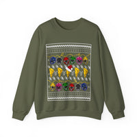 MMPR Ugly Christmas Sweatshirt Super Sentai T Shirt Custom Graphic Art Cosplay Shirts Power Rangers Retro Vintage 90s Tee