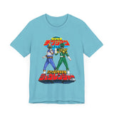 Legendary Izumi Green Ranger Changeman Blue Super Sentai T Shirt Custom Graphic Art Cosplay Shirts Power Rangers Retro Vintage Tee