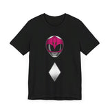 MMPR Pink Helmet Super Sentai T Shirt Custom Graphic Art Cosplay Shirts Power Rangers Retro Vintage 90s Tee