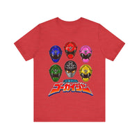 Gokaiger Helmets Super Sentai T Shirt Custom Graphic Art Cosplay Shirts Power Rangers Retro Vintage 90s Tee