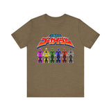 Gokaiger Ranger Keys Super Sentai T Shirt Custom Graphic Art Cosplay Shirts Power Rangers Retro Vintage 90s Tee