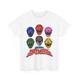 Gokaiger Helmets XL Super Sentai T Shirt Custom Graphic Art Cosplay Shirts Power Rangers Retro Vintage 90s Tee