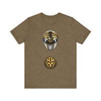 MMPR White Ranger Helmet Super Sentai T Shirt Custom Graphic Art Cosplay Shirts Power Rangers Retro Vintage 90s Tee