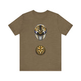 MMPR White Ranger Helmet Super Sentai T Shirt Custom Graphic Art Cosplay Shirts Power Rangers Retro Vintage 90s Tee
