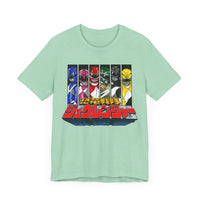 Zyuranger Super Sentai T Shirt Custom Graphic Art Cosplay Shirts Power Rangers Retro Vintage 90s Tee