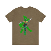 Green Samurai Dragon Ranger Super Sentai T Shirt Custom Graphic Art Cosplay Shirts Power Rangers Retro Vintage 90s Tee
