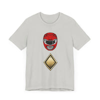 MMPR Red Dragon Shield Super Sentai T Shirt Custom Graphic Art Cosplay Shirts Power Rangers Retro Vintage 90s Tee