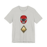 MMPR Red Dragon Shield Super Sentai T Shirt Custom Graphic Art Cosplay Shirts Power Rangers Retro Vintage 90s Tee