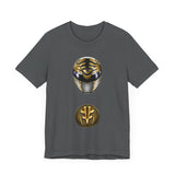 MMPR White Ranger Helmet Super Sentai T Shirt Custom Graphic Art Cosplay Shirts Power Rangers Retro Vintage 90s Tee