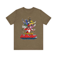Zyuranger Team Super Sentai T Shirt Custom Graphic Art Cosplay Shirts Power Rangers Retro Vintage 90s Tee