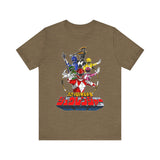 Zyuranger Team Super Sentai T Shirt Custom Graphic Art Cosplay Shirts Power Rangers Retro Vintage 90s Tee