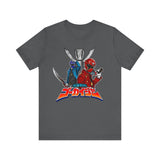 Gokai Red/Blue Super Sentai T Shirt Custom Graphic Art Cosplay Shirts Power Rangers Retro Vintage 90s Tee