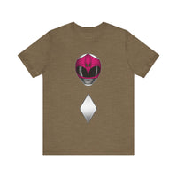 MMPR Pink Helmet Super Sentai T Shirt Custom Graphic Art Cosplay Shirts Power Rangers Retro Vintage 90s Tee