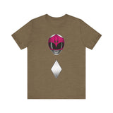 MMPR Pink Helmet Super Sentai T Shirt Custom Graphic Art Cosplay Shirts Power Rangers Retro Vintage 90s Tee