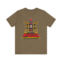 Ohranger Gold Power Staff Super Sentai T Shirt Custom Graphic Art Cosplay Shirts Power Rangers Retro Vintage 90s Tee