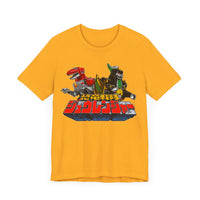 Zyurangers Red Green Mechas Super Sentai T Shirt Custom Graphic Art Cosplay Shirts Power Rangers Retro Vintage 90s Tee