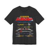 Zyuranger Gear Super Sentai T Shirt Custom Graphic Art Cosplay Shirts Power Rangers Retro Vintage 90s Tee