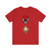 MMPR Red Dragon Shield Super Sentai T Shirt Custom Graphic Art Cosplay Shirts Power Rangers Retro Vintage 90s Tee