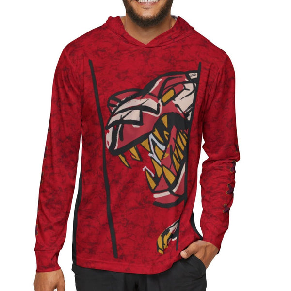 Abaranger Bakuryuu Hoodie (Full Print) Super Sentai T Shirt Custom Graphic Art Cosplay Shirts Power Rangers Retro Vintage 90s Tee