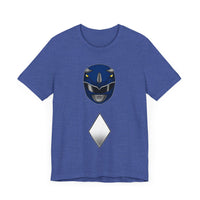 Blue Helmet Super Sentai T Shirt Custom Graphic Art Cosplay Shirts Power Rangers Retro Vintage 90s Tee