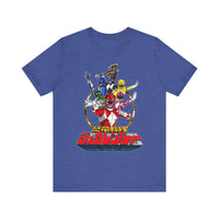 Zyuranger Team Super Sentai T Shirt Custom Graphic Art Cosplay Shirts Power Rangers Retro Vintage 90s Tee