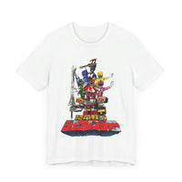 Zyuranger Super Sentai T Shirt Custom Graphic Art Cosplay Shirts Power Rangers Retro Vintage 90s Tee