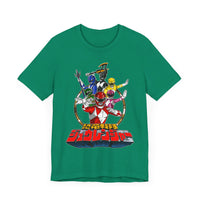 Zyuranger Team Super Sentai T Shirt Custom Graphic Art Cosplay Shirts Power Rangers Retro Vintage 90s Tee