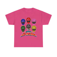 Gokaiger Helmets XL Super Sentai T Shirt Custom Graphic Art Cosplay Shirts Power Rangers Retro Vintage 90s Tee
