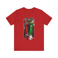BFF Rangers Super Sentai T Shirt Custom Graphic Art Cosplay Shirts Green Ranger Power Rangers Retro Vintage 90s Tee