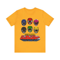 Zyuranger Helmets Super Sentai T Shirt Custom Graphic Art Cosplay Shirts Power Rangers Retro Vintage 90s Tee