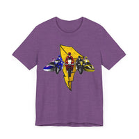 Battle Bikes Vintage Style Super Sentai T Shirt Custom Graphic Art Cosplay Shirts Power Rangers Retro  90s Tee