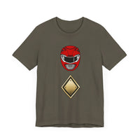 MMPR Red Dragon Shield Super Sentai T Shirt Custom Graphic Art Cosplay Shirts Power Rangers Retro Vintage 90s Tee