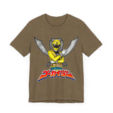 Gokaiger Yellow Roll Call  Super Sentai T Shirt Custom Graphic Art Cosplay Shirts Power Rangers Retro Vintage 90s Tee